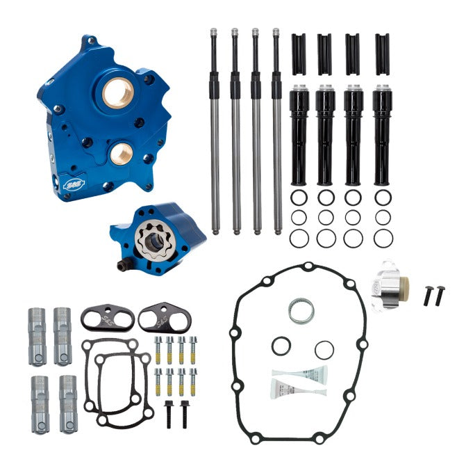 Kit de levas de transmisión por cadena S&S Cycle sin levas para Harley