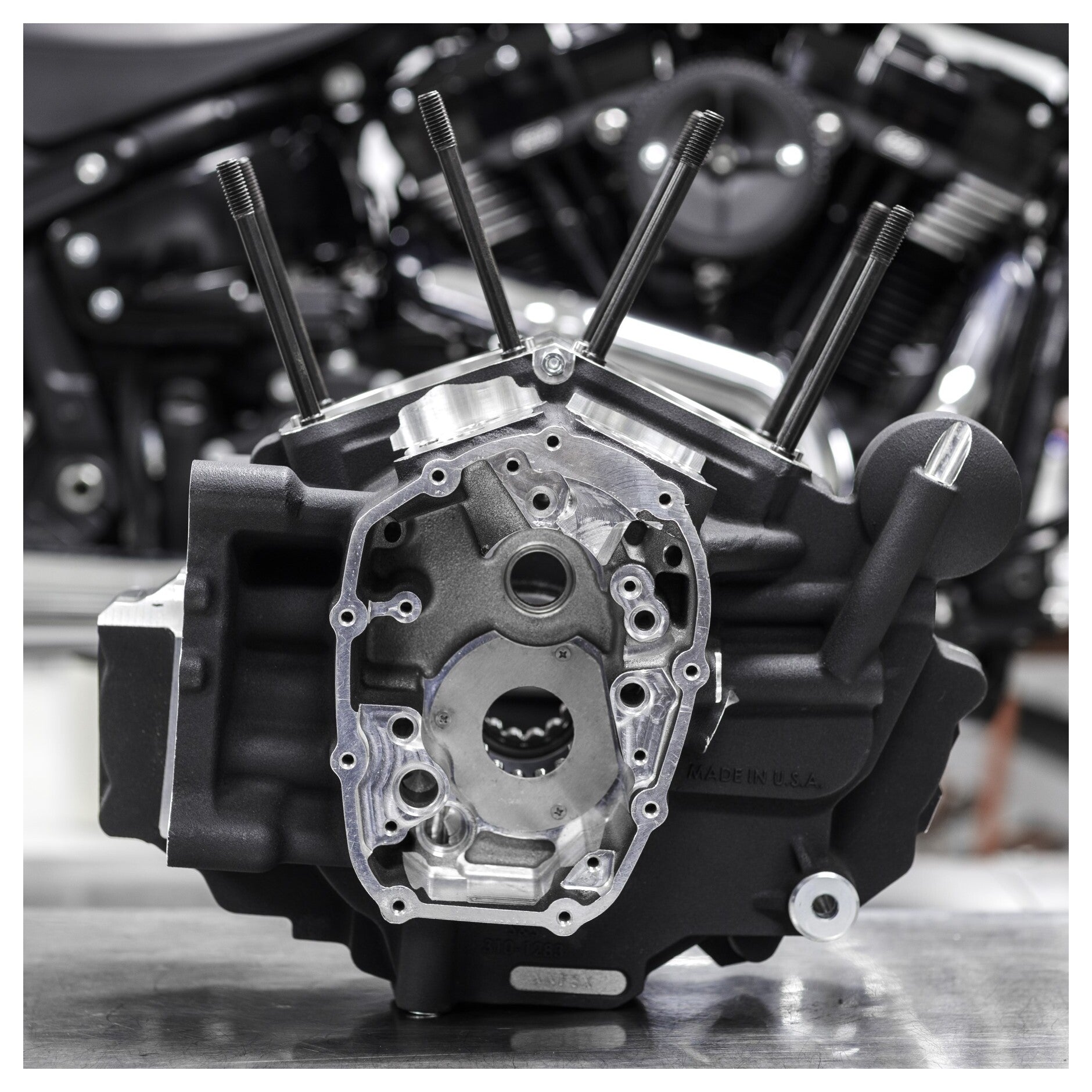 Conjunto de cárter S&S Cycle MK-Series para Harley M8