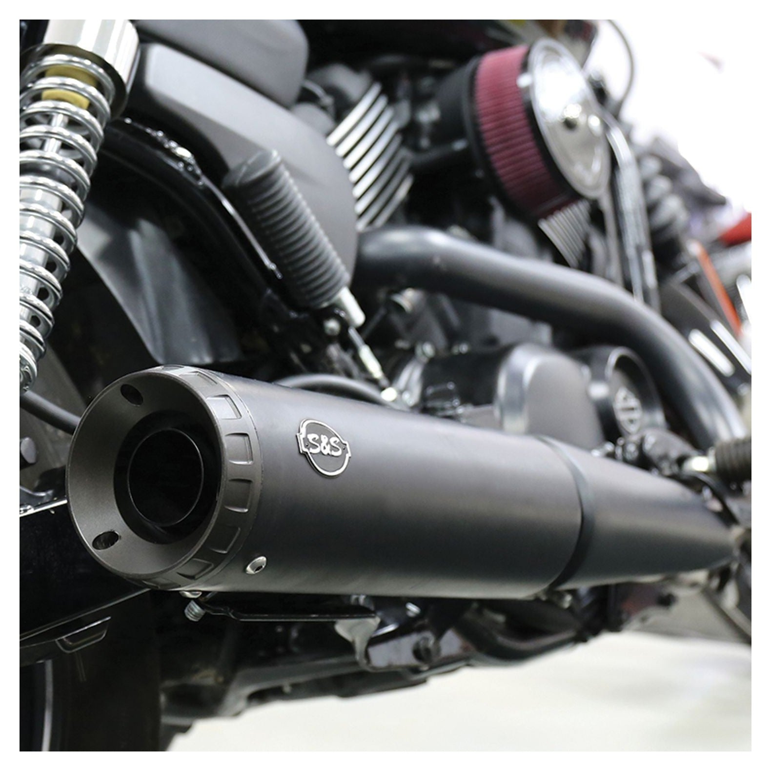 Silenciador deslizante Grand National de S&S Cycle para Harley