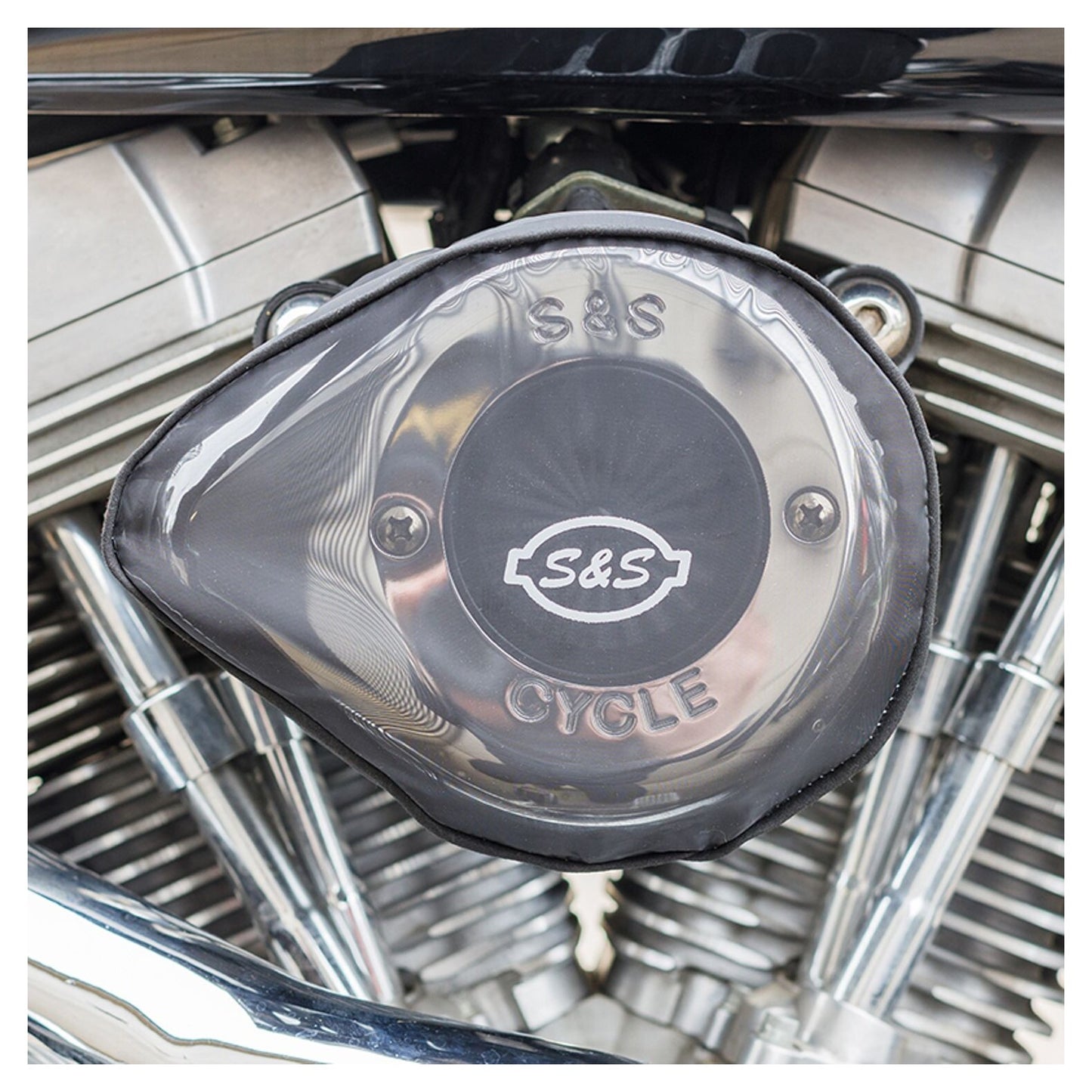 Prefiltro/funda impermeable S&S Cycle para purificador de aire Teardrop Air Stinger