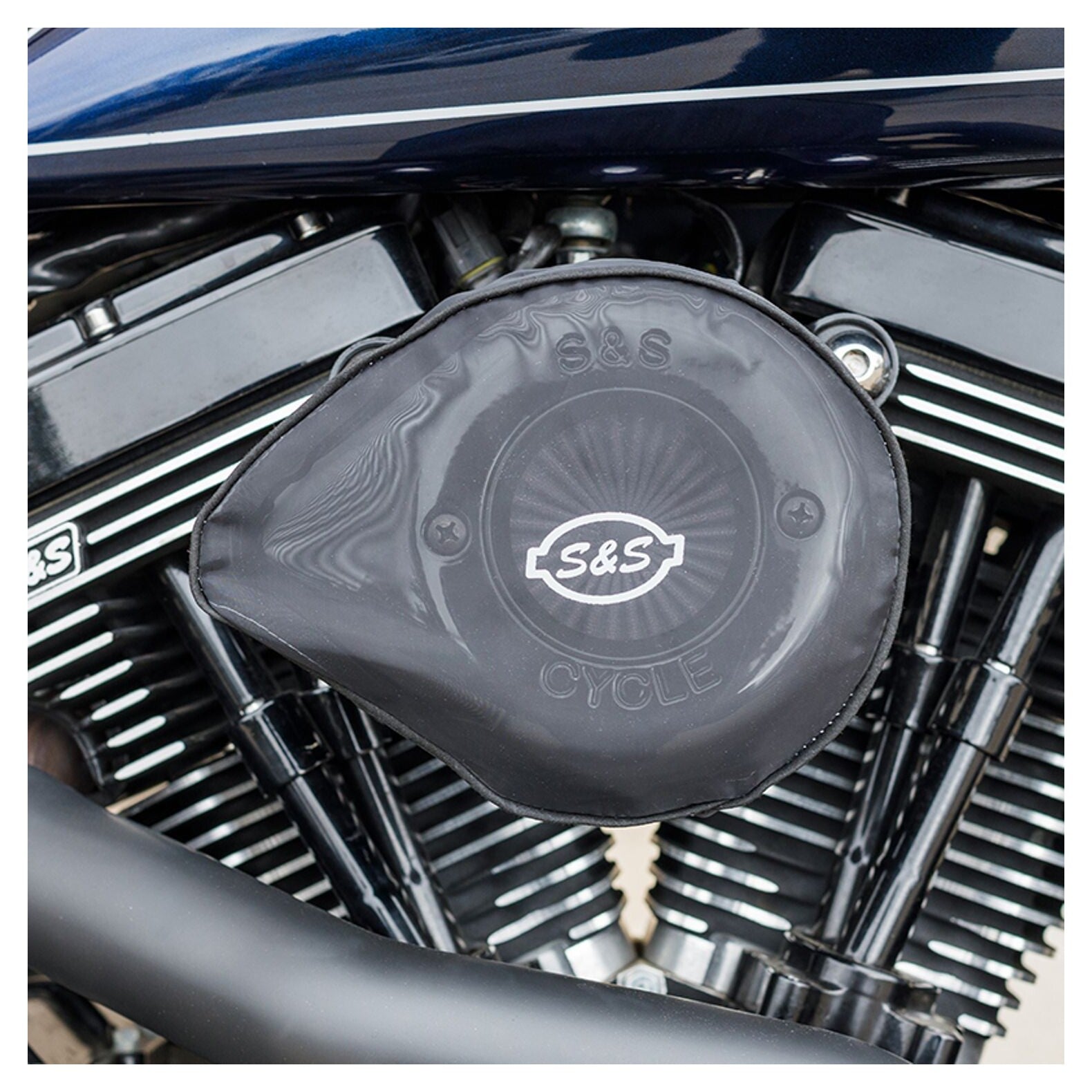 Prefiltro/funda impermeable S&S Cycle para purificador de aire Teardrop Air Stinger