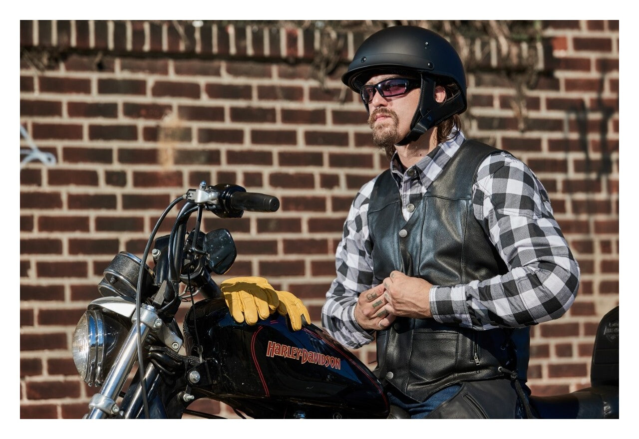 Street & Steel 2nd Amendment 2 Chaleco de cuero