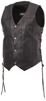 Street & Steel 2nd Amendment 2 Chaleco de cuero