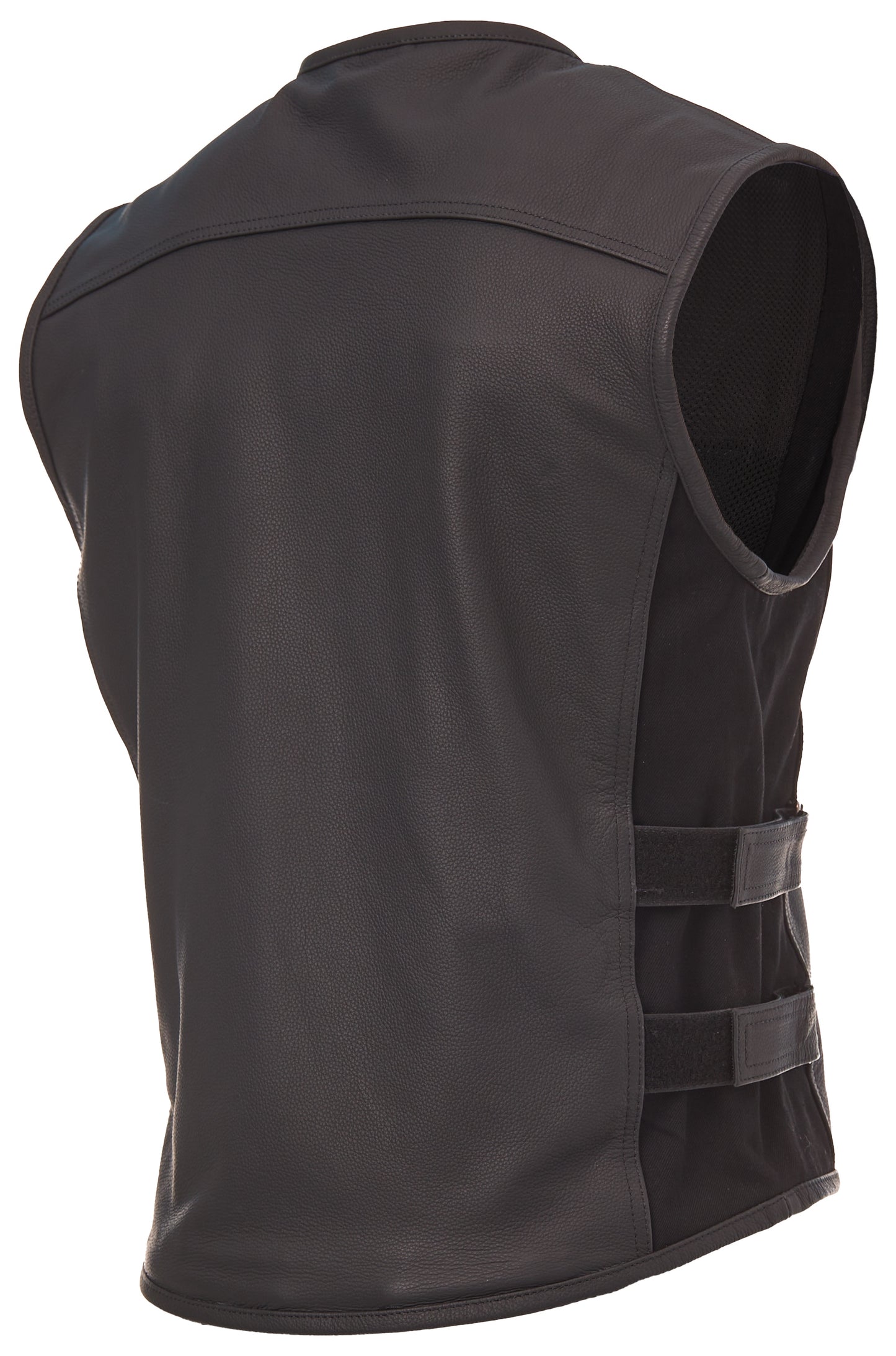 Street & Steel Brawler Chaleco de cuero