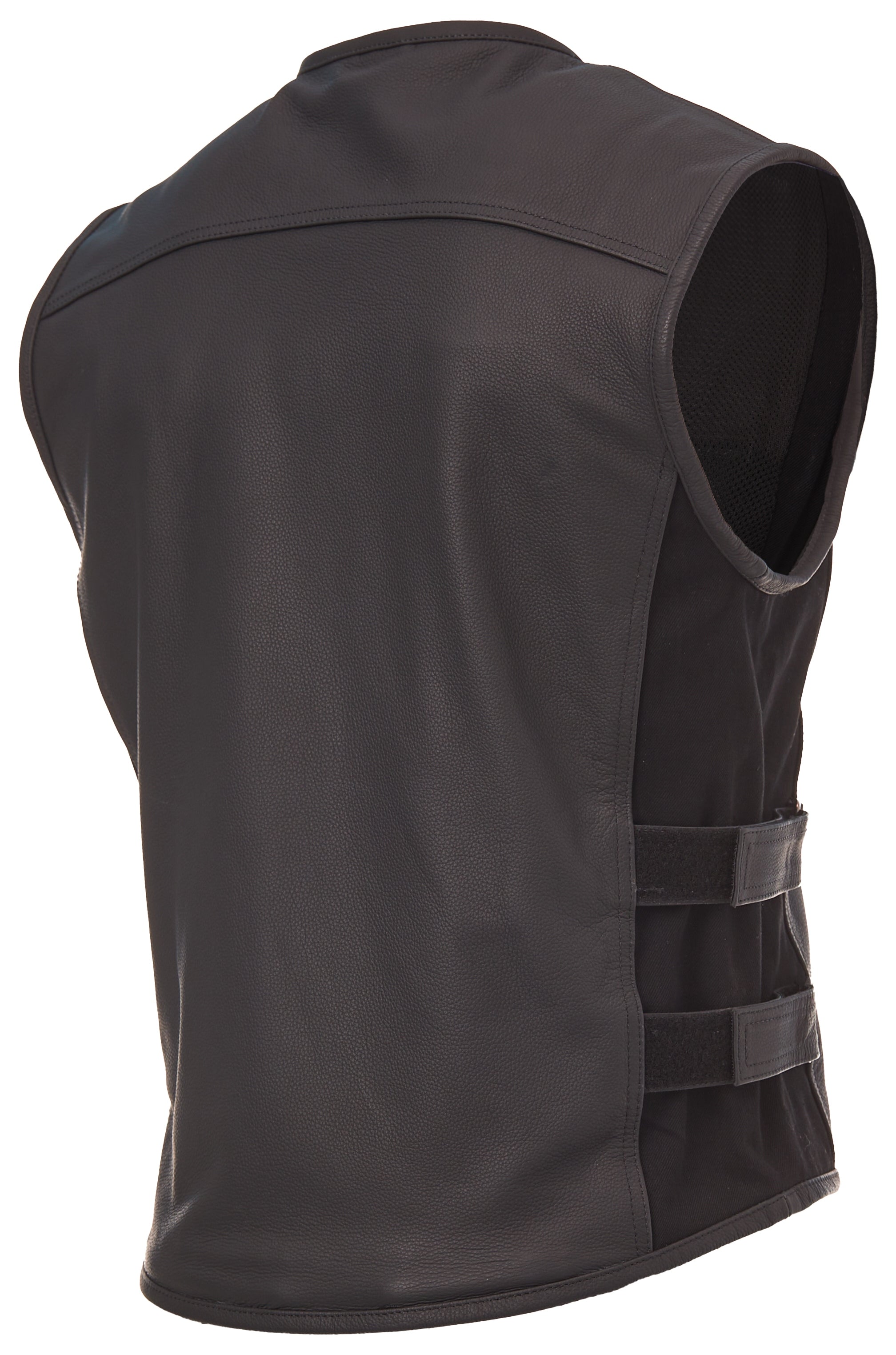 Street & Steel Brawler Chaleco de cuero