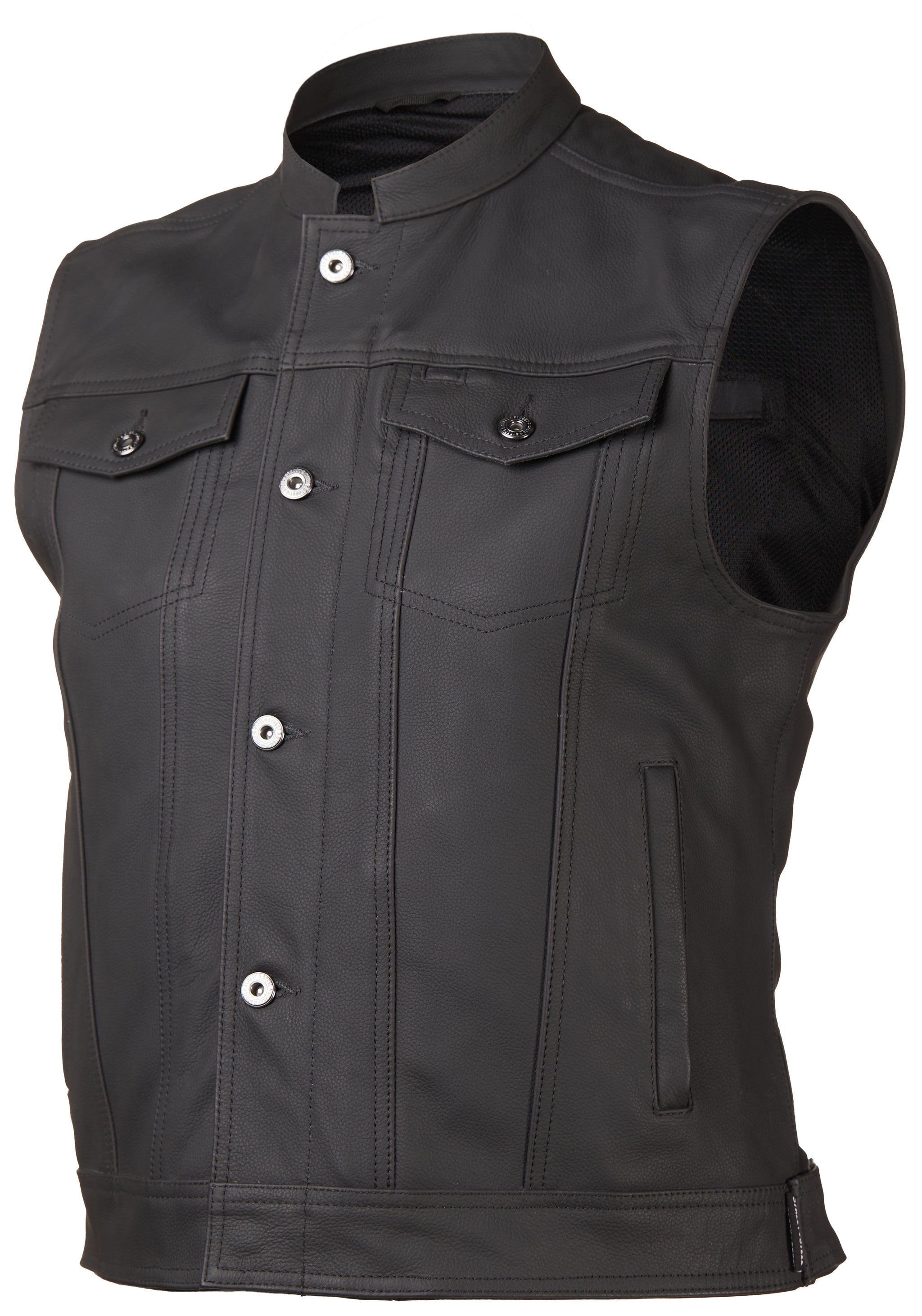 Street & Steel Redwood 2 Chaleco de cuero
