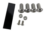 Soporte de reubicación de matrícula TC Bros para Harley Softail