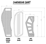 Plataformas Thrashin Supply Apex para Harley 1984-2026