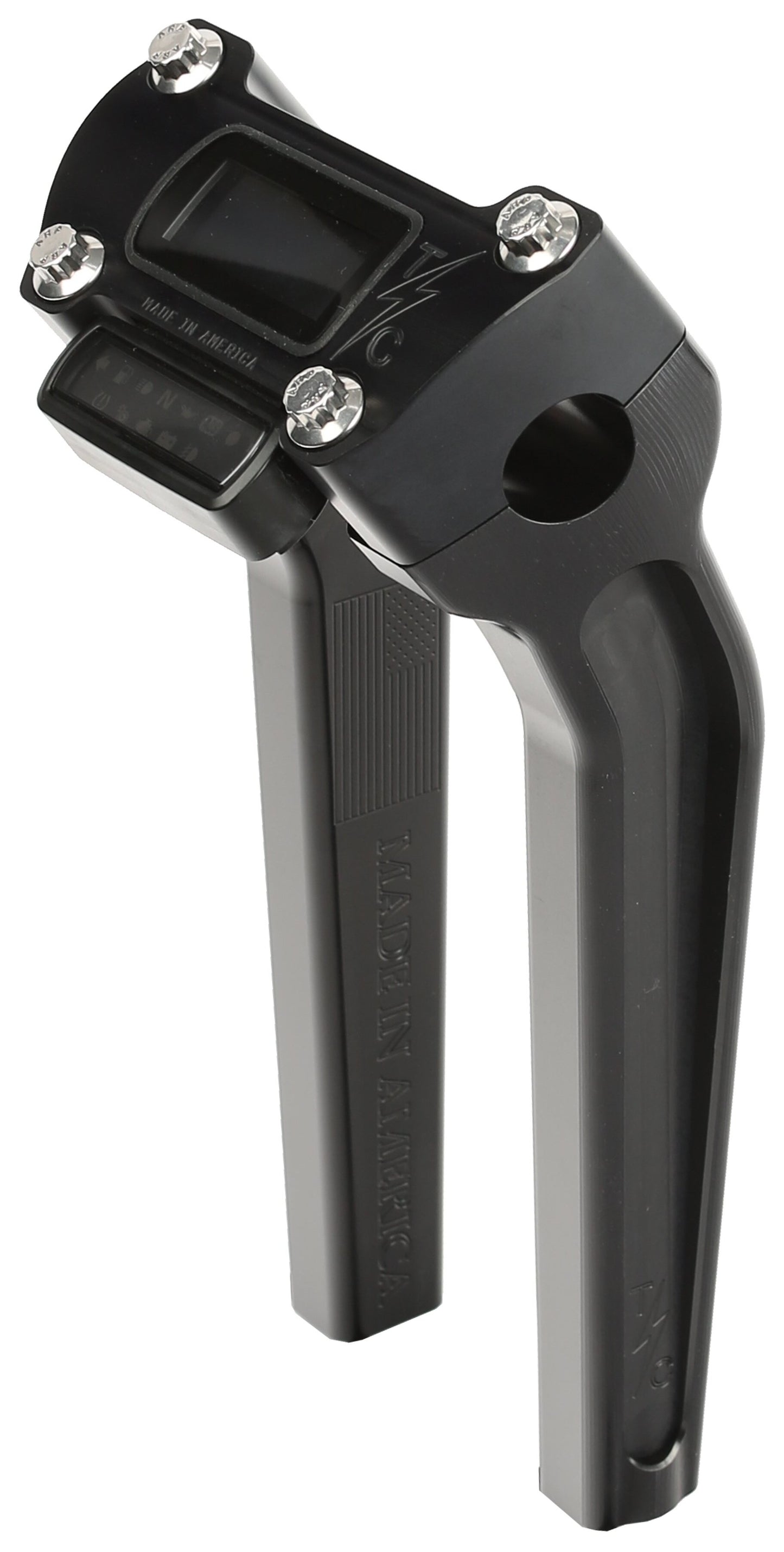 Elevadores Thrashin Supply con recorte para manómetro para Harley Street Bob/Breakout (2018-2024)