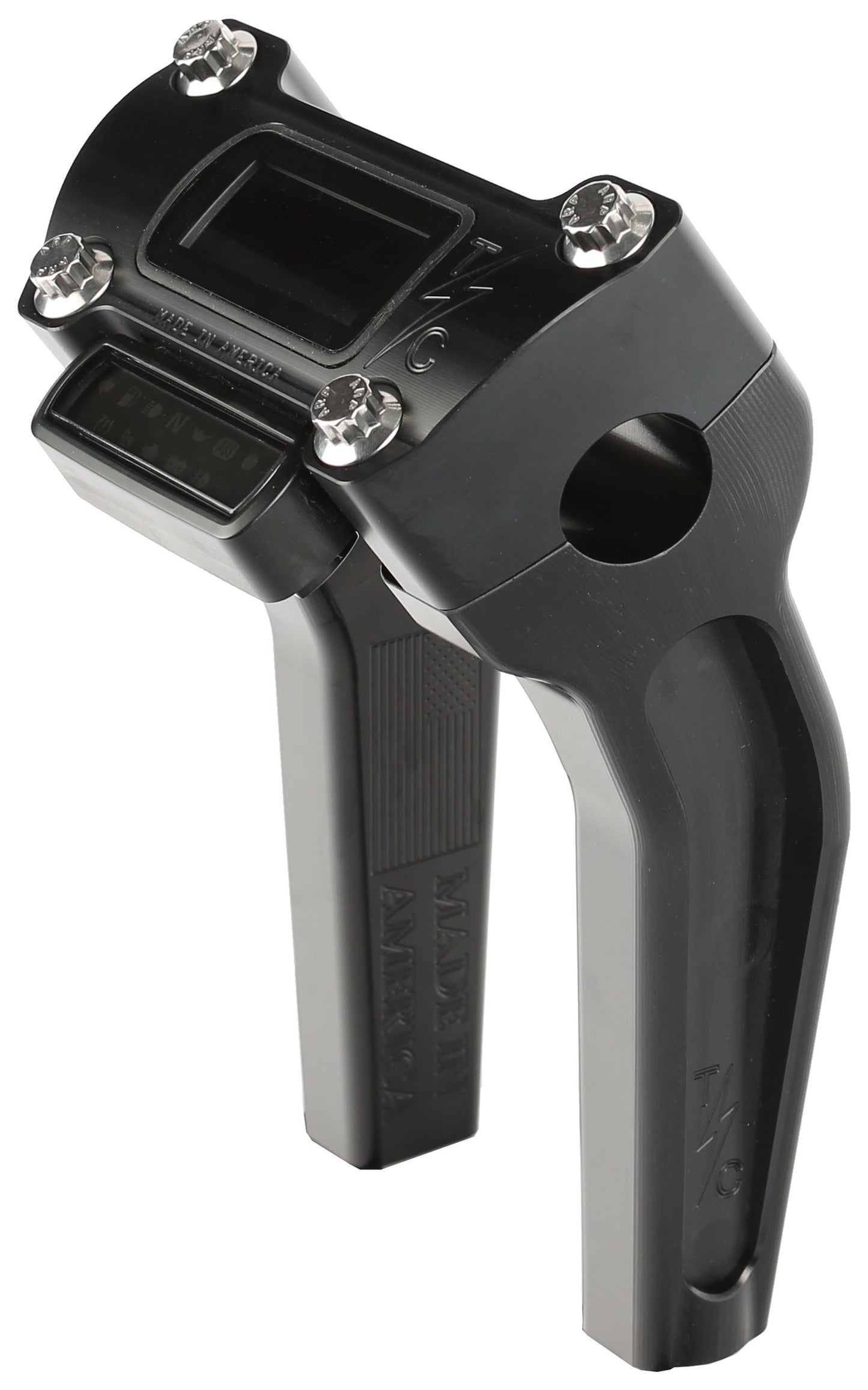 Elevadores Thrashin Supply con recorte para manómetro para Harley Street Bob/Breakout (2018-2024)