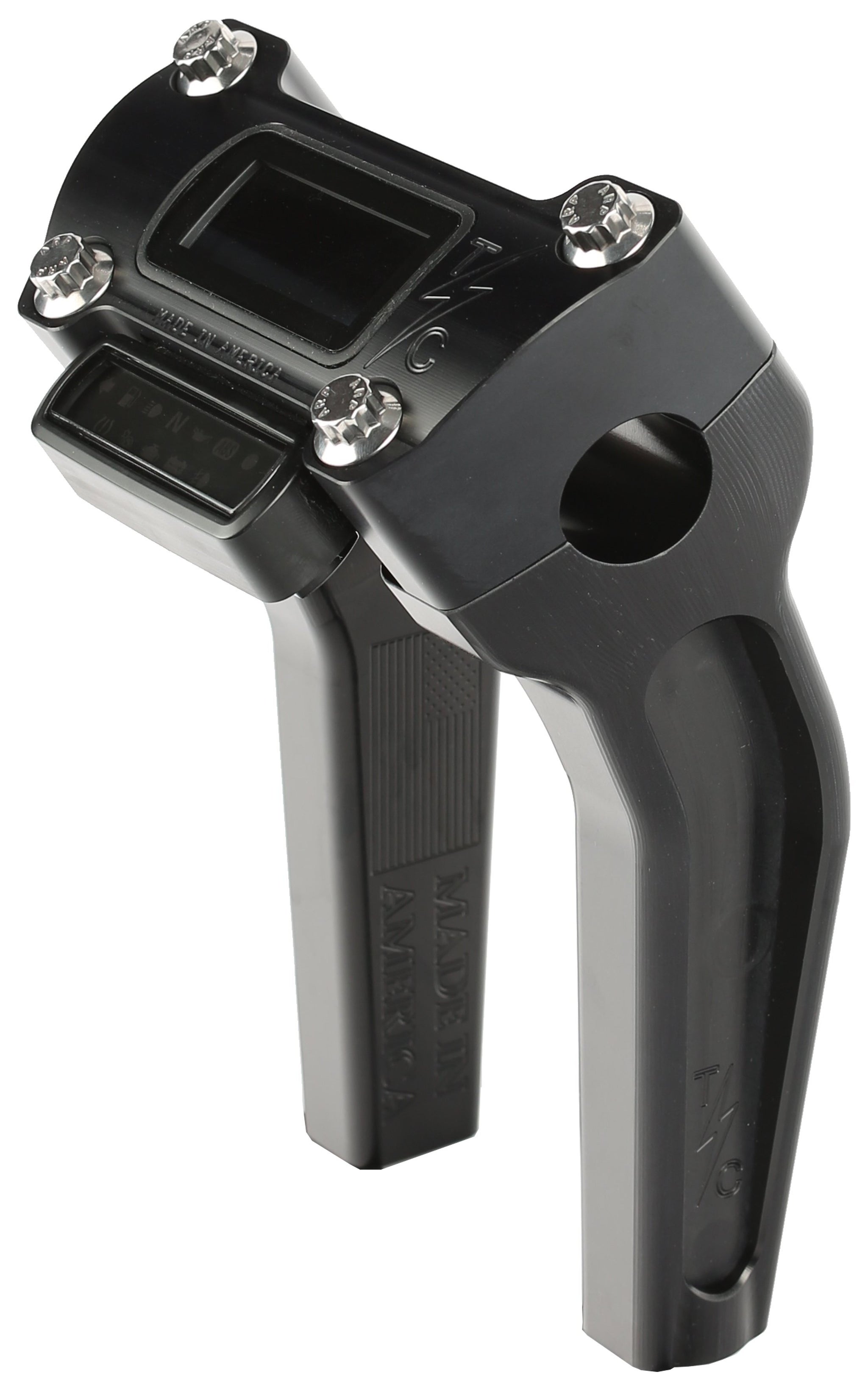 Elevadores Thrashin Supply con recorte para manómetro para Harley Street Bob/Breakout (2018-2024)