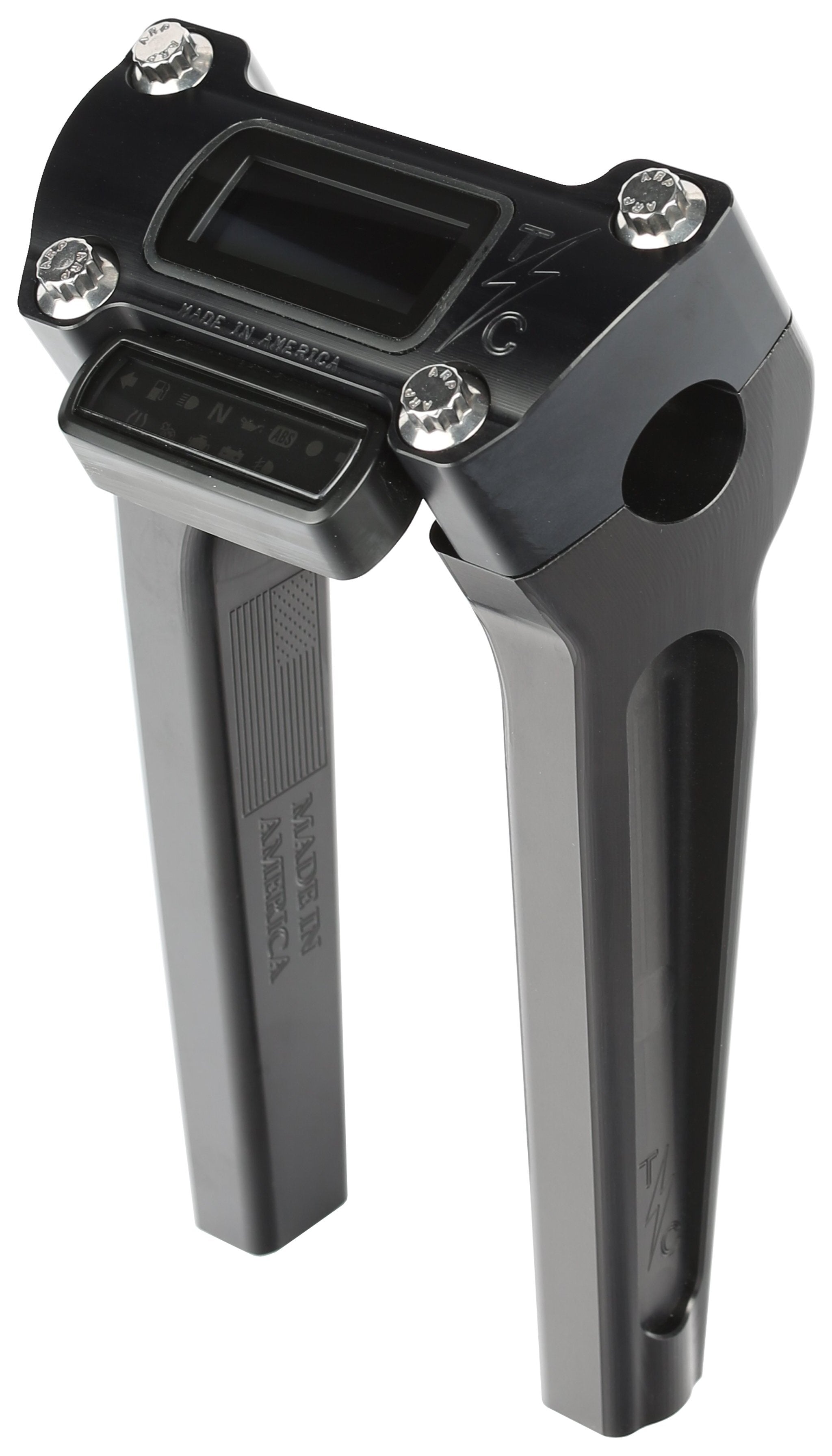 Elevadores Thrashin Supply con recorte para manómetro para Harley Street Bob/Breakout (2018-2024)