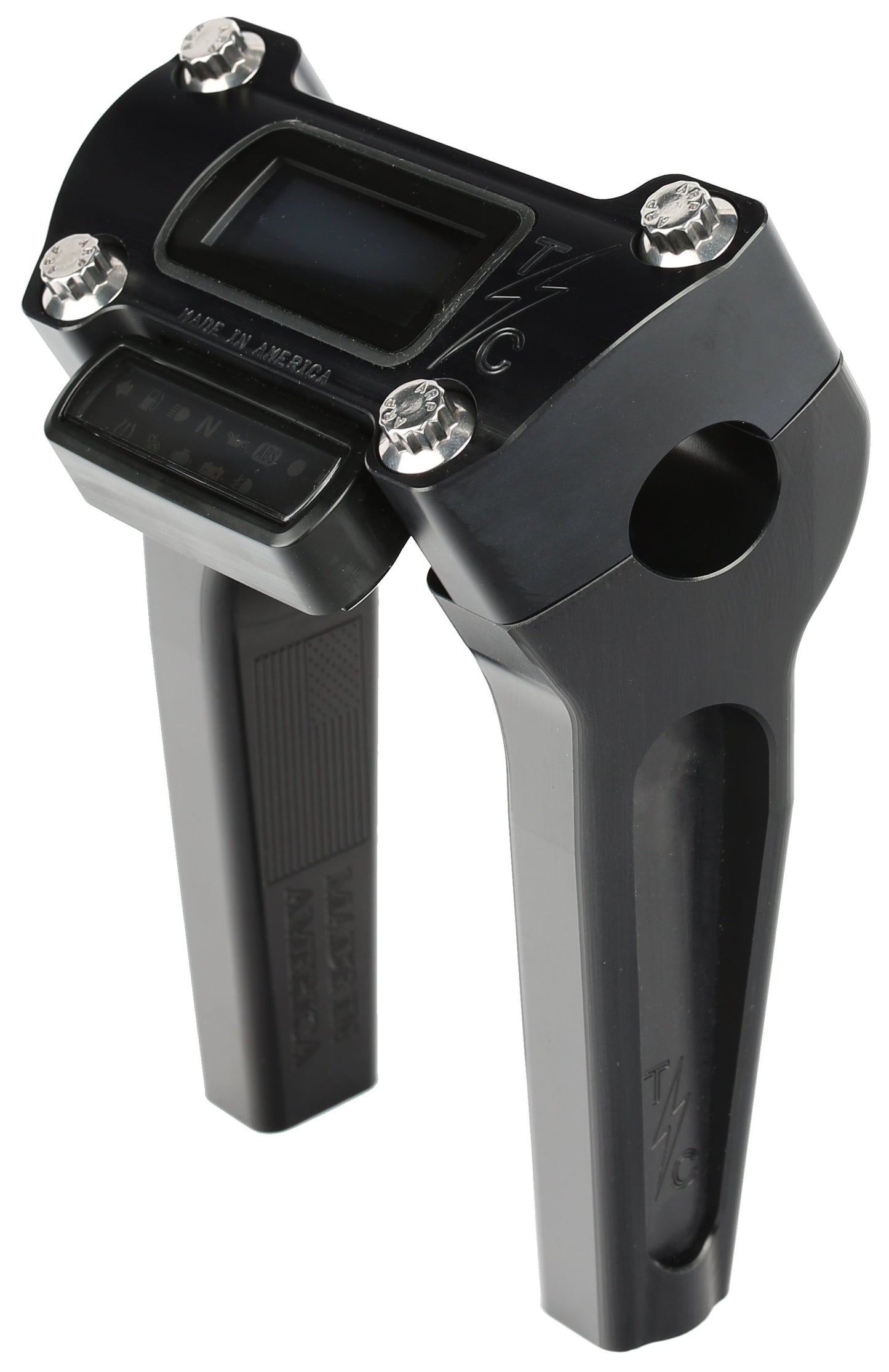 Elevadores Thrashin Supply con recorte para manómetro para Harley Street Bob/Breakout (2018-2024)