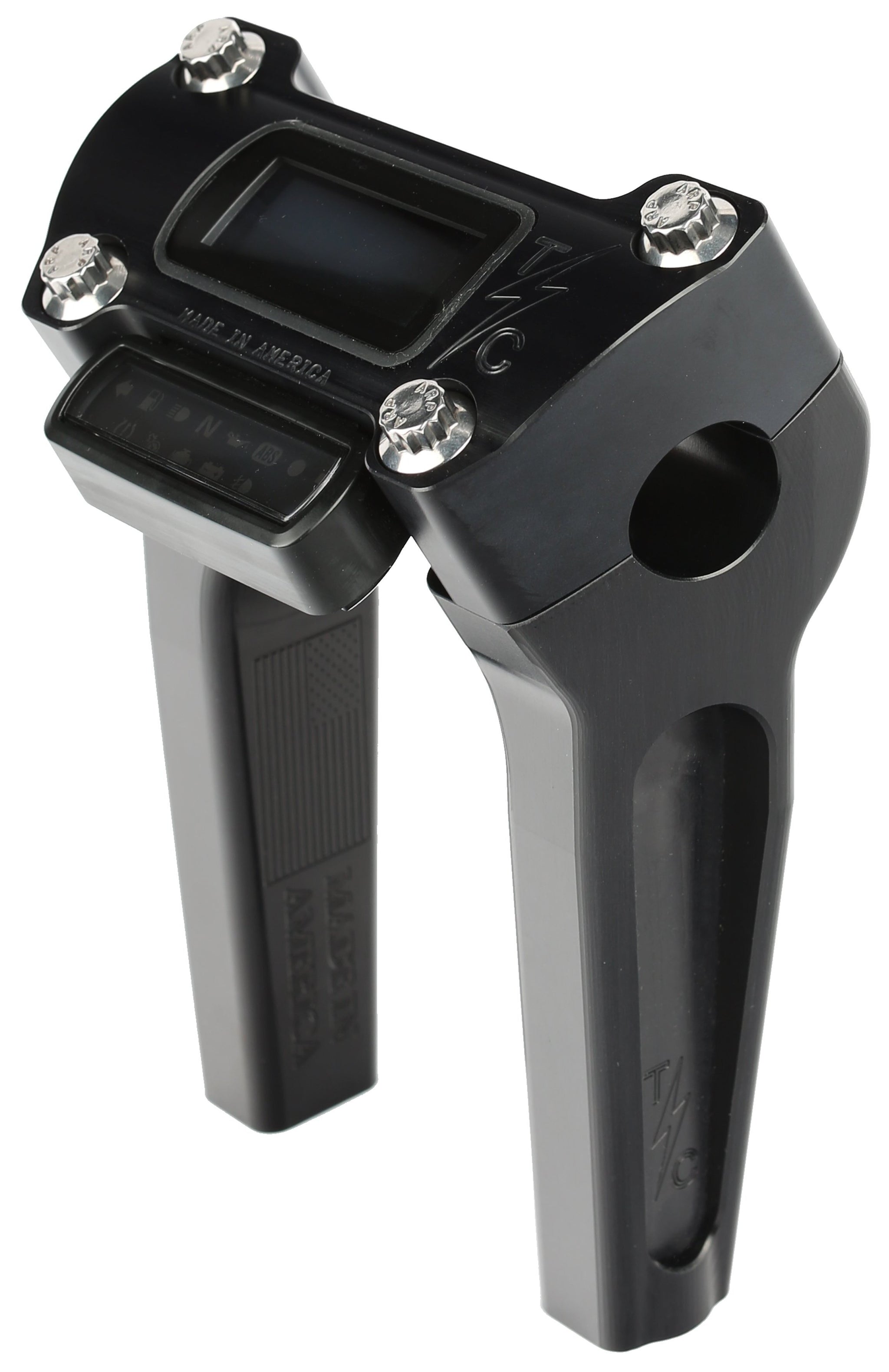 Elevadores Thrashin Supply con recorte para manómetro para Harley Street Bob/Breakout (2018-2024)