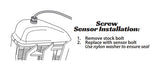 Sensor de perno del radiador del medidor de temperatura Trail Tech TTO