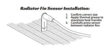 Sensor de aleta del radiador del medidor de temperatura Trail Tech TTO