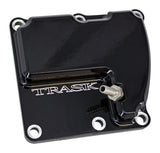 Cubierta superior de transmisión ventilada Trask CheckM8 para Harley Big Twin 2017-2026