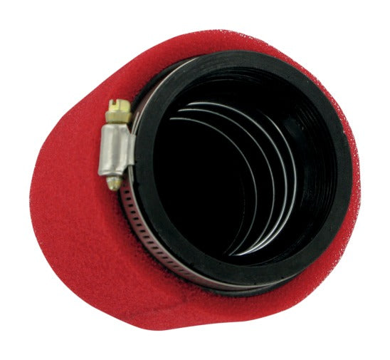 Filtro de aire universal UNI de cápsula recta con abrazadera de 2 etapas