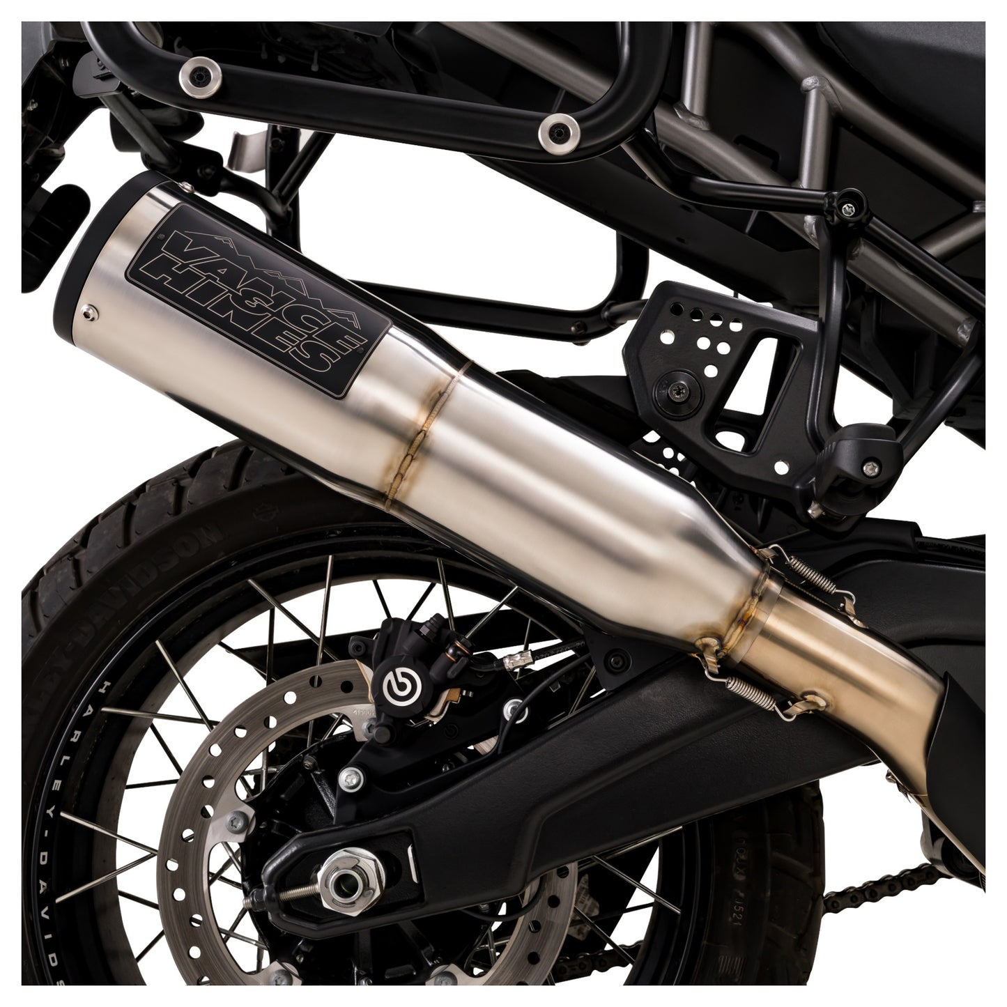 Silenciador deslizante Vance & Hines Adventure Hi-Output 450 para Harley Pan America 2021-2026