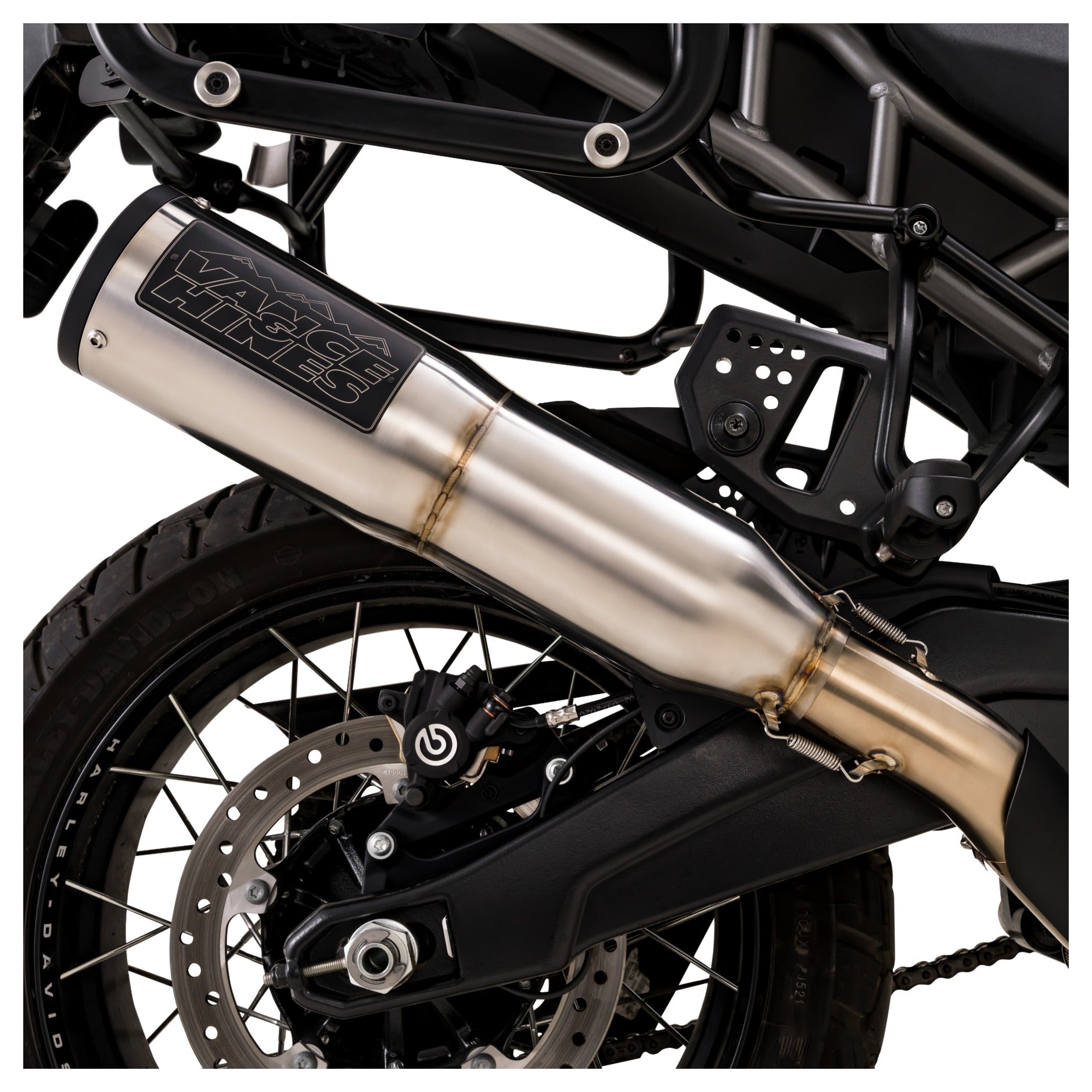 Silenciador deslizante Vance & Hines Adventure Hi-Output 450 para Harley Pan America 2021-2026
