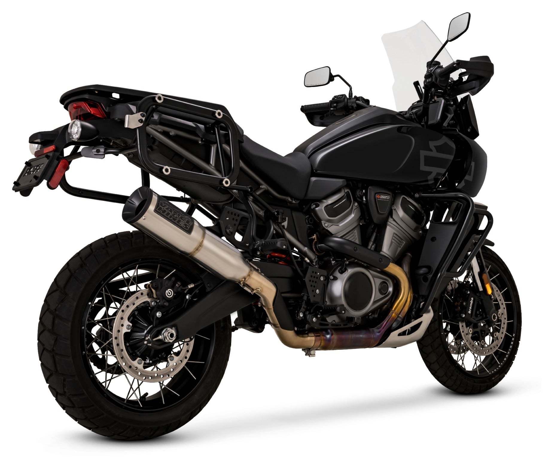 Silenciador deslizante Vance & Hines Adventure Hi-Output 450 para Harley Pan America 2021-2026