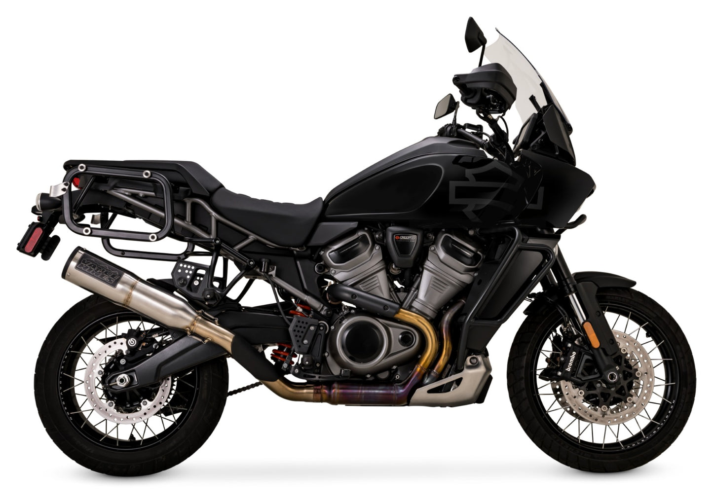 Silenciador deslizante Vance & Hines Adventure Hi-Output 450 para Harley Pan America 2021-2026