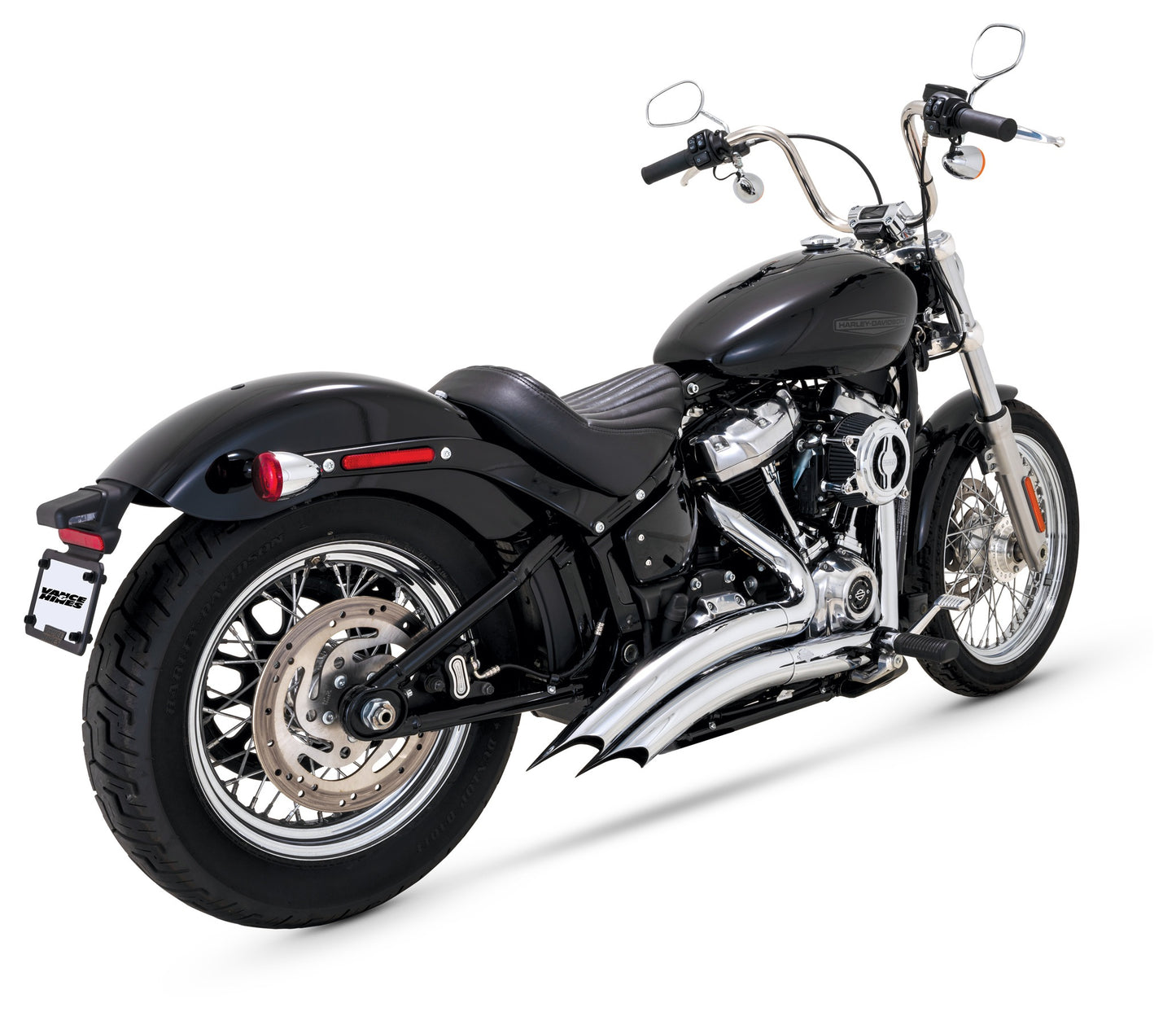 Escape Vance & Hines PCX de gran radio 2 en 2 para Harley