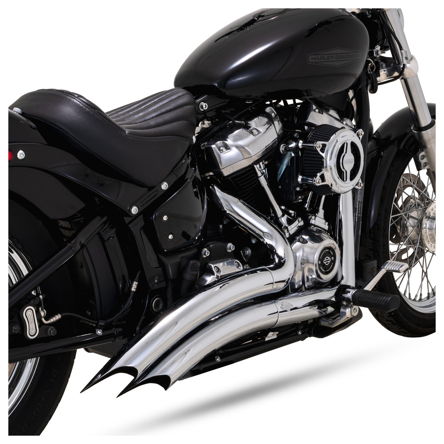 Escape Vance & Hines PCX de gran radio 2 en 2 para Harley