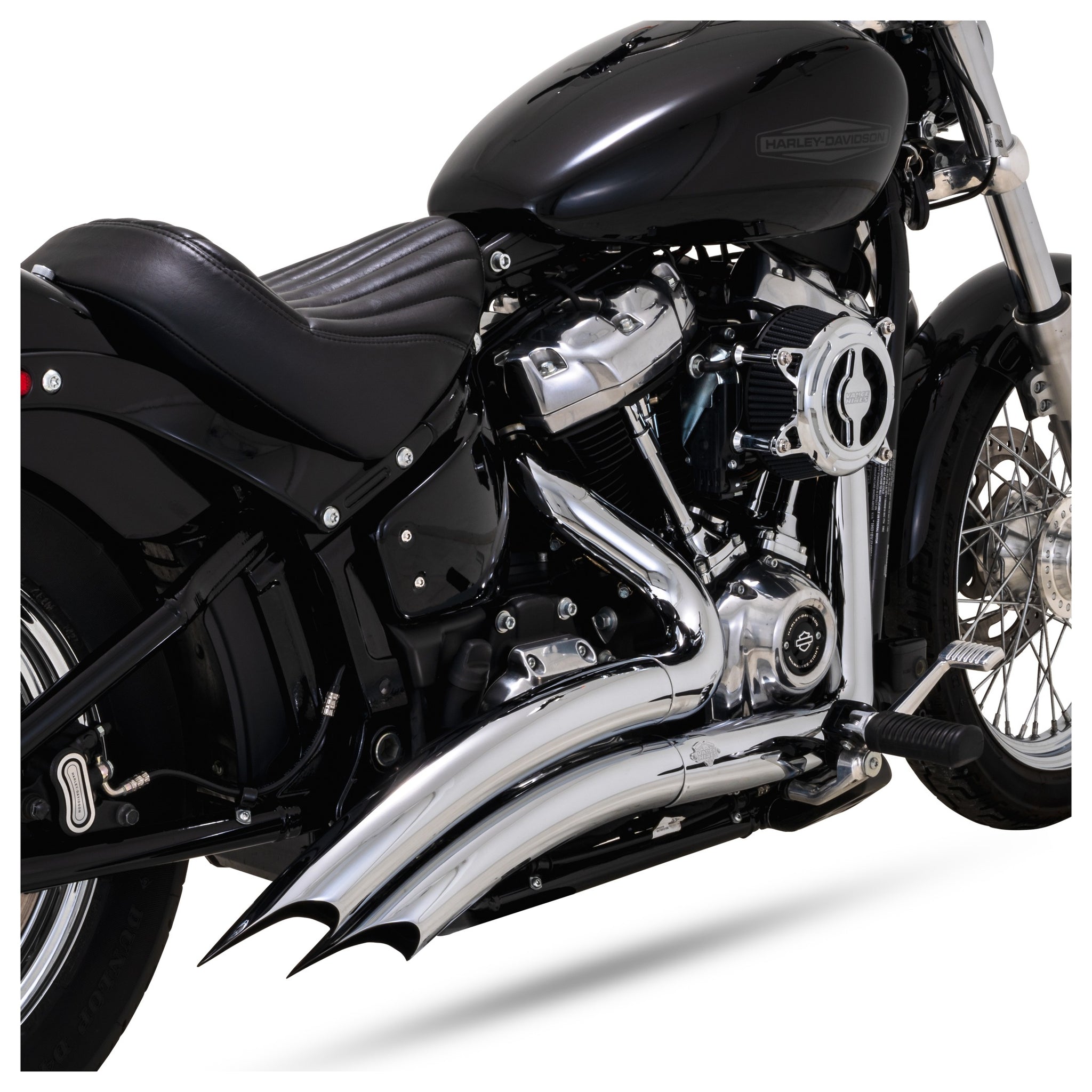 Escape Vance & Hines PCX de gran radio 2 en 2 para Harley
