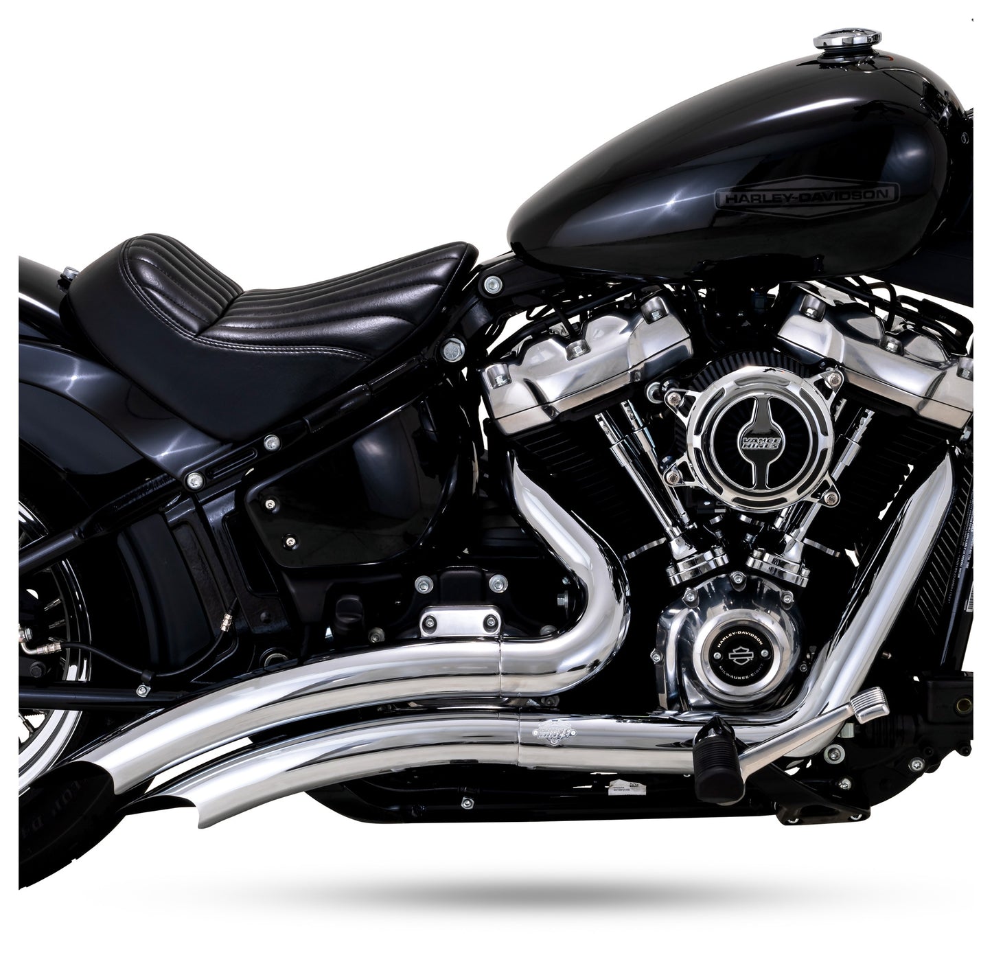 Escape Vance & Hines PCX de gran radio 2 en 2 para Harley