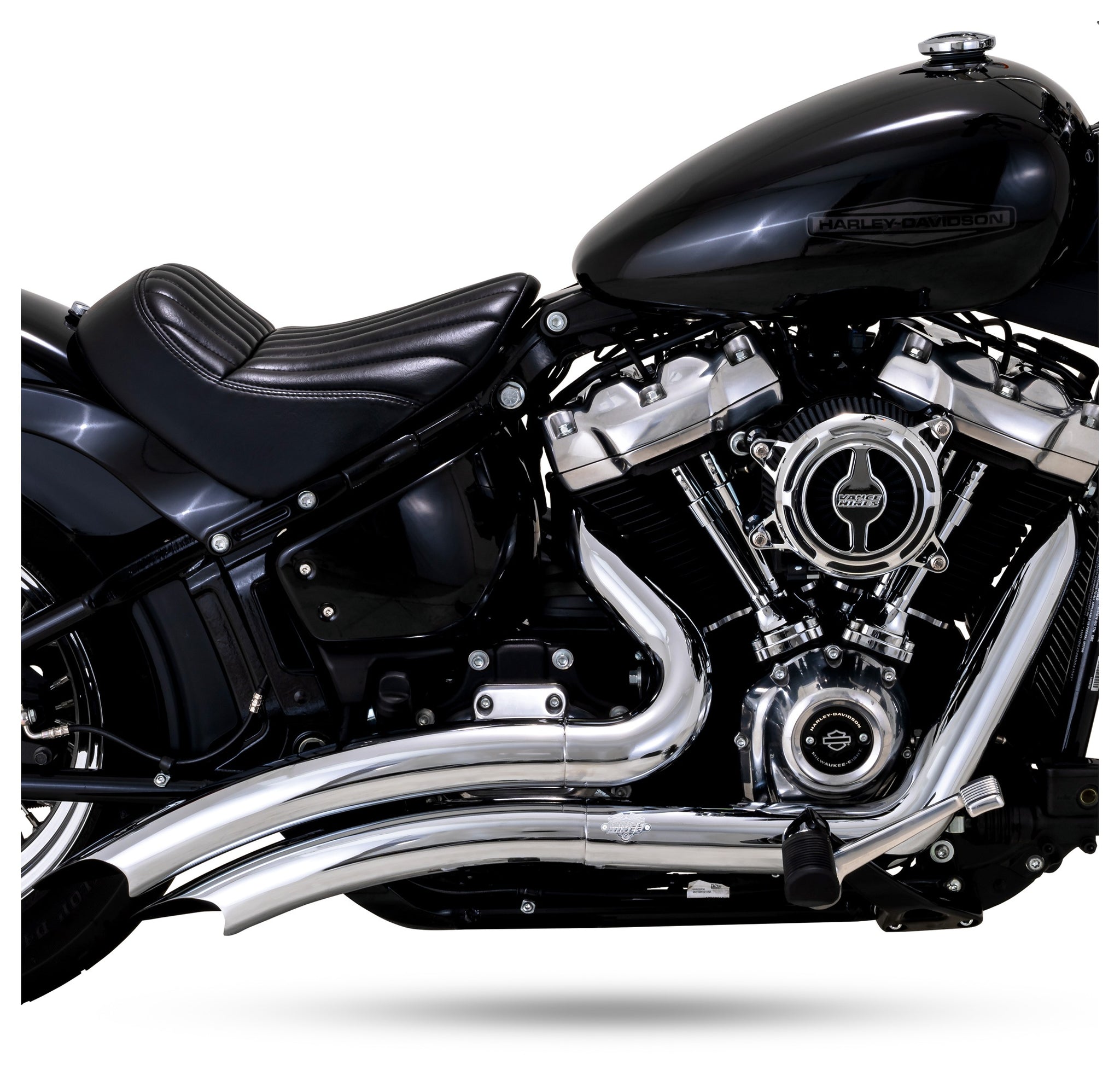 Escape Vance & Hines PCX de gran radio 2 en 2 para Harley