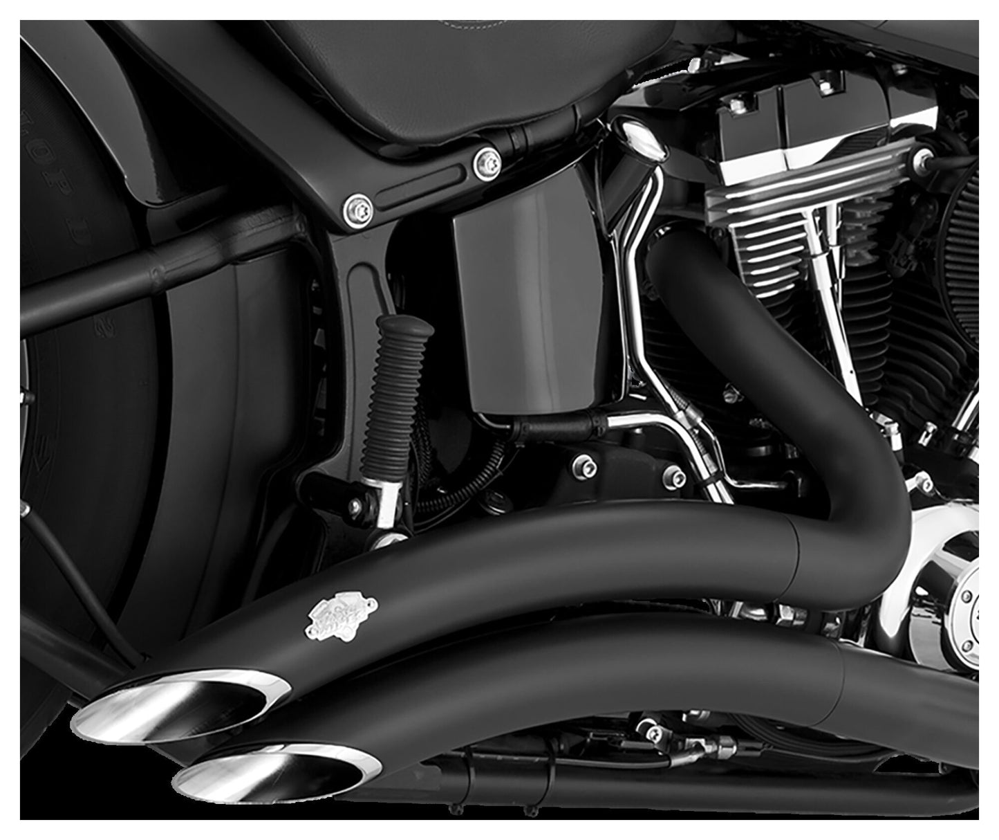 Escape Vance & Hines PCX de gran radio 2 en 2 para Harley