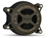 Kit de filtro de aire VO2 de la serie Military Power de Vance & Hines para Harley