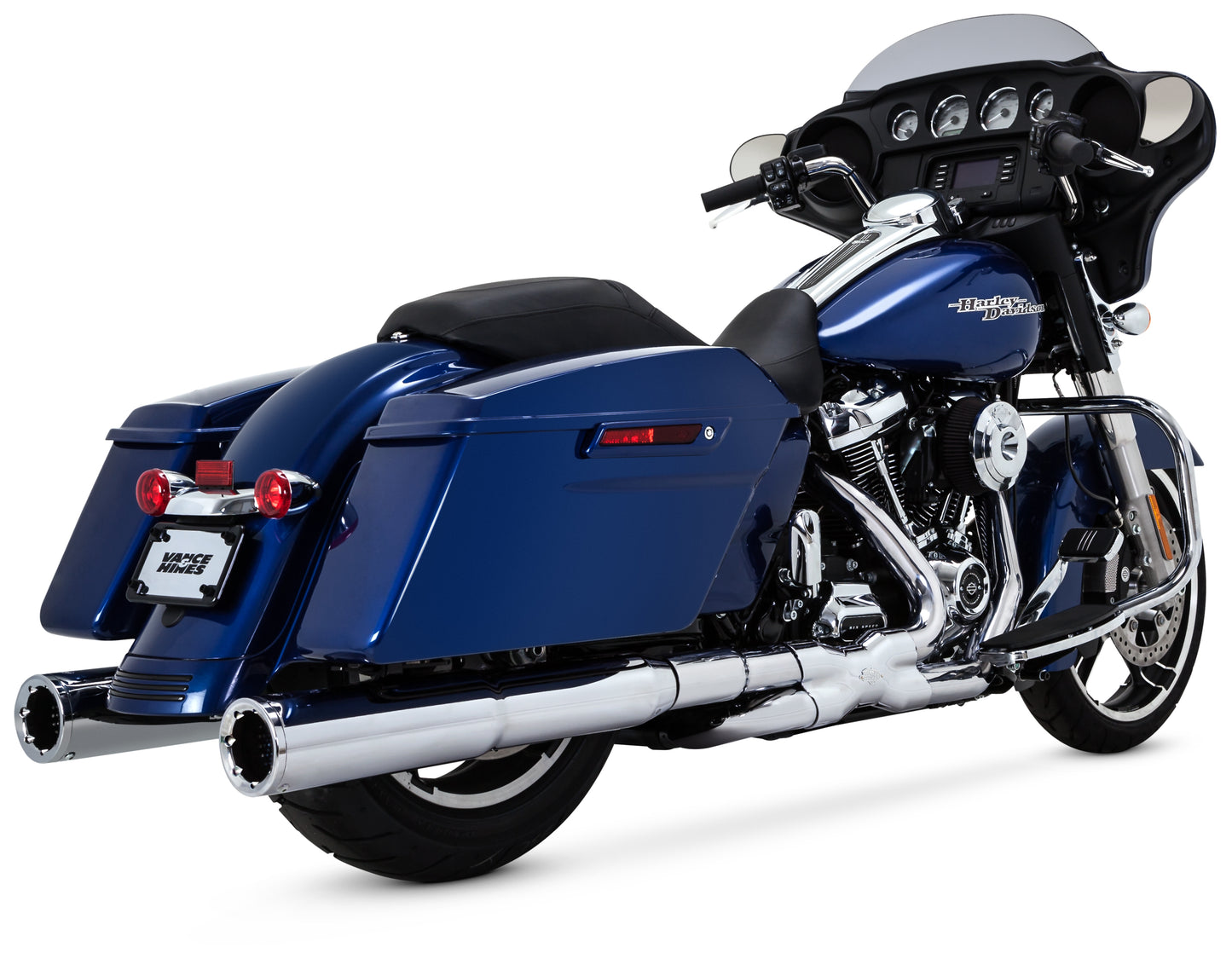 Colectores duales Vance & Hines PCX Power para Harley Touring