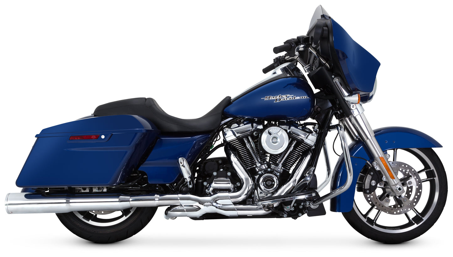 Colectores duales Vance & Hines PCX Power para Harley Touring