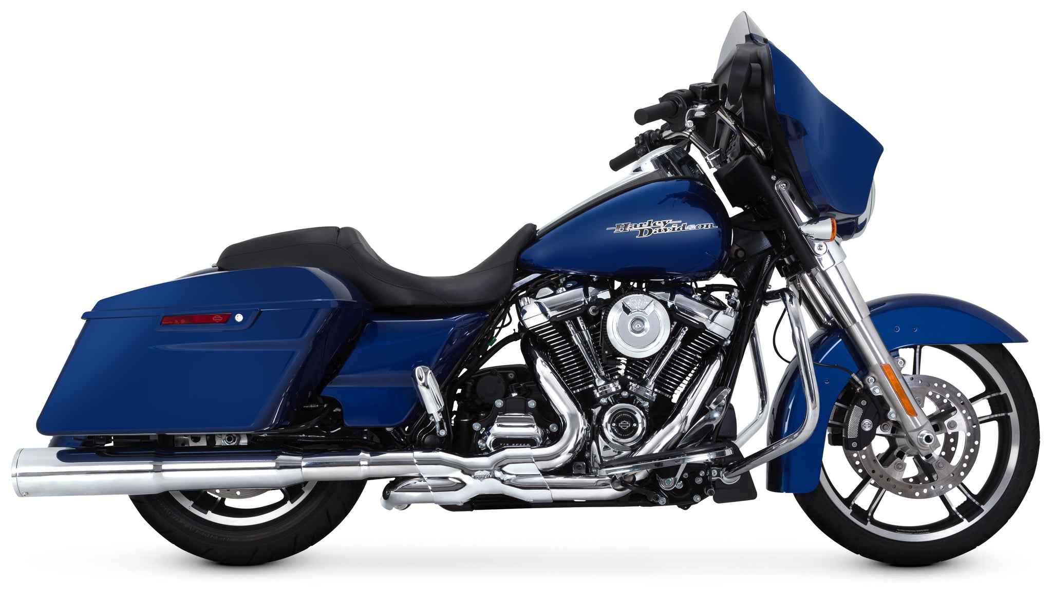Colectores duales Vance & Hines PCX Power para Harley Touring