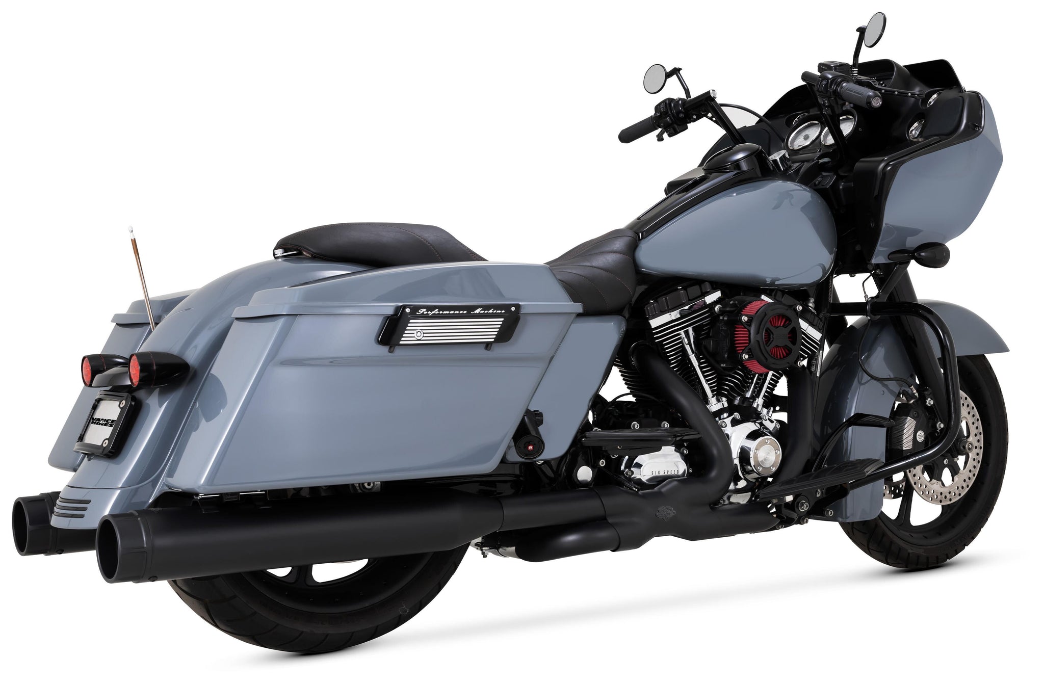 Colectores duales Vance & Hines PCX Power para Harley Touring