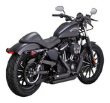 Escape escalonado Vance & Hines PCX Shortshots para Harley