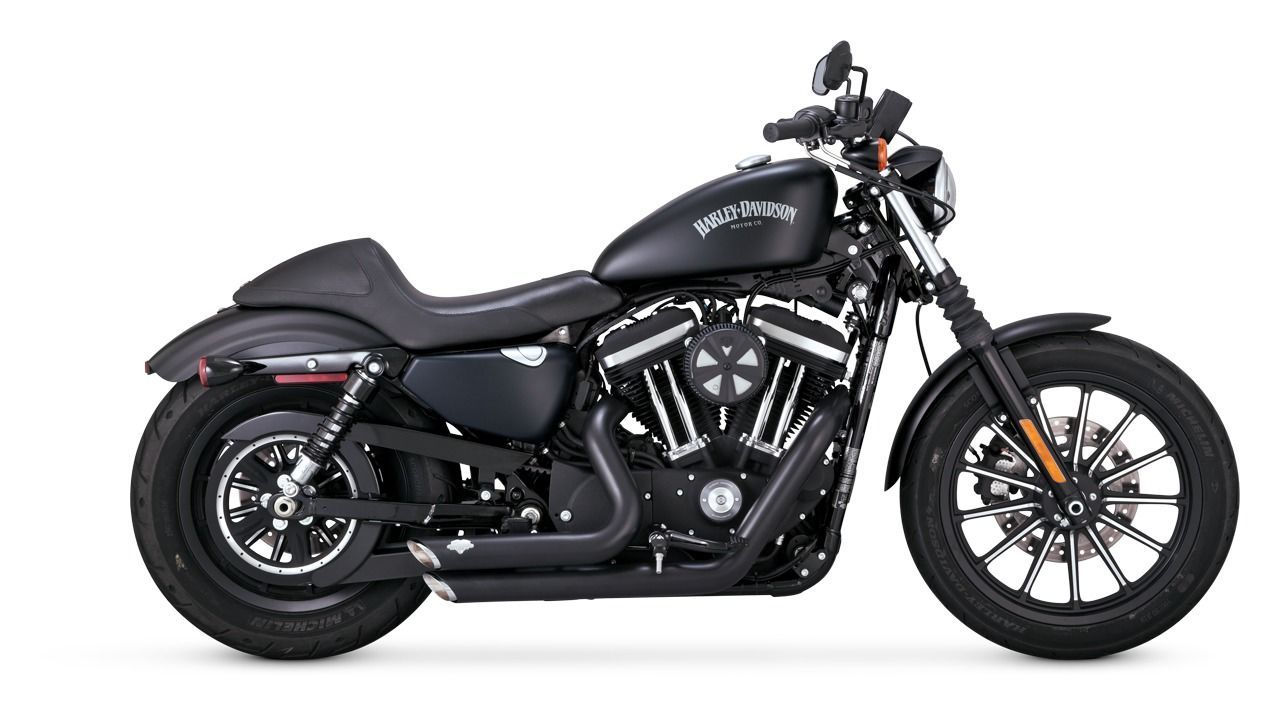 Escape escalonado Vance & Hines Shortshots para Harley