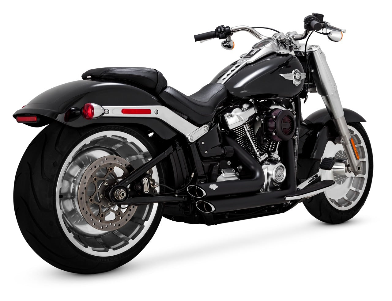Escape escalonado Vance & Hines Shortshots para Harley