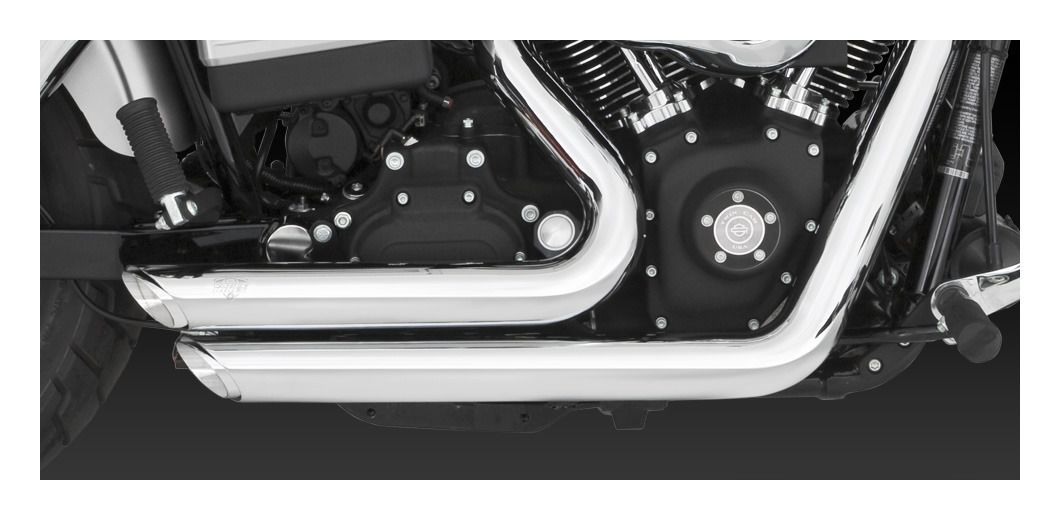 Escape escalonado Vance & Hines PCX Shortshots para Harley