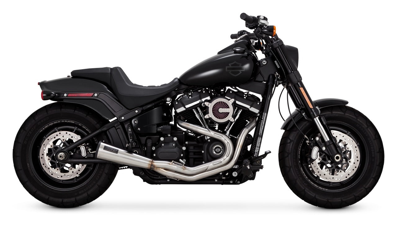 Escape de acero inoxidable 2 en 1 Vance & Hines para Harley