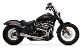Escape de acero inoxidable 2 en 1 Vance & Hines para Harley