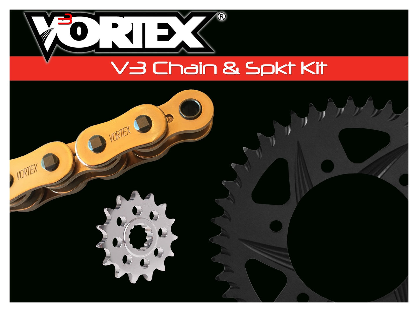 Kit de cadena y piñón Vortex V3 SSA