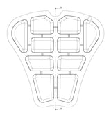 Cojín de asiento de motocicleta clásico Wild Ass Sport