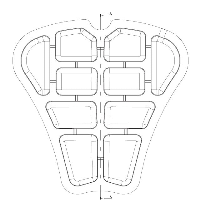 Cojín de asiento de motocicleta clásico Wild Ass Sport