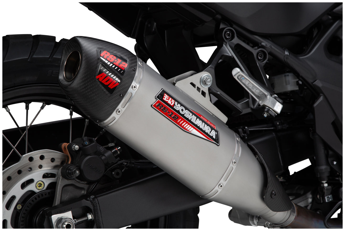 Escape deslizante Yoshimura RS-12 ADV Series para Honda Transalp 2024-2025