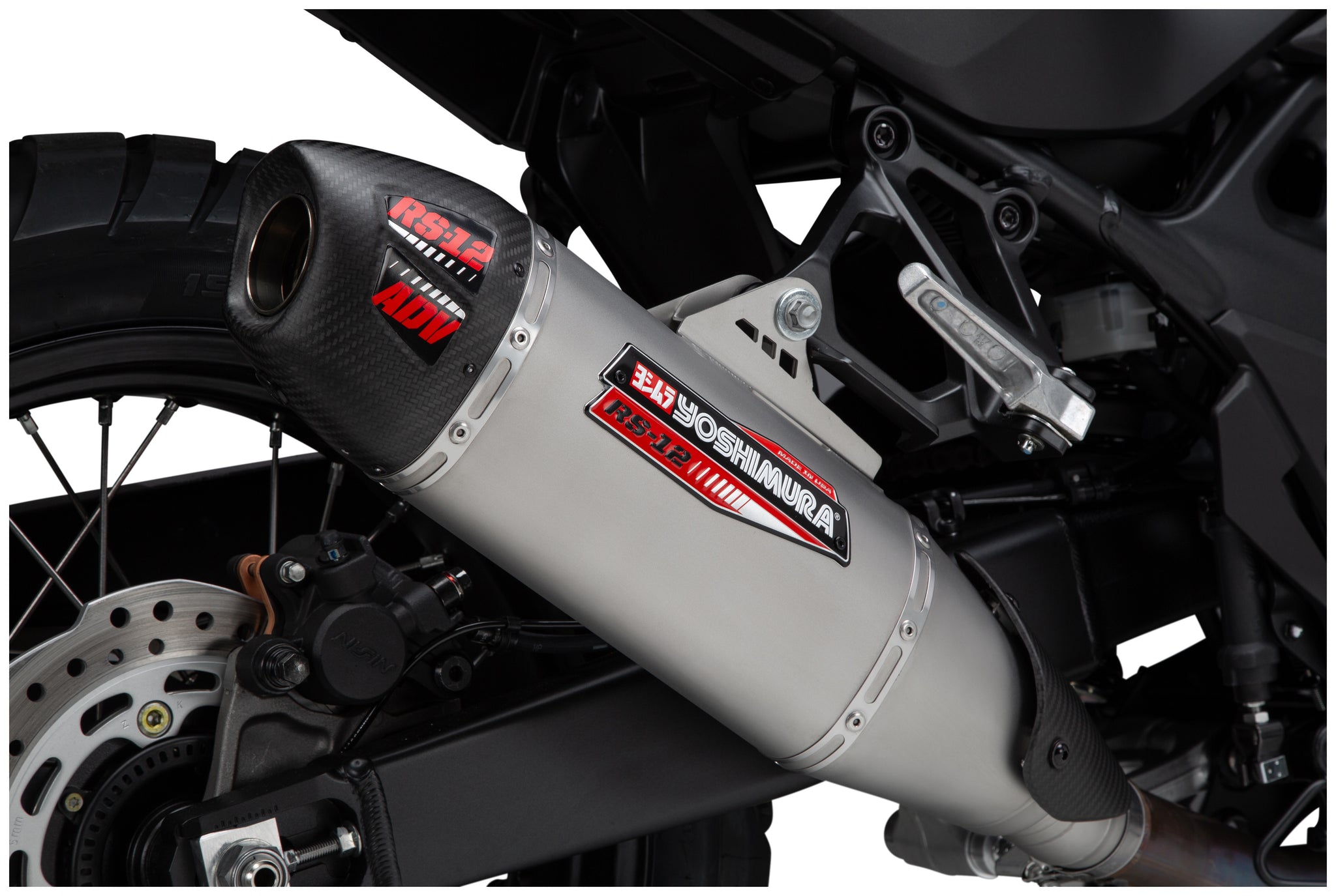 Escape deslizante Yoshimura RS-12 ADV Series para Honda Transalp 2024-2025