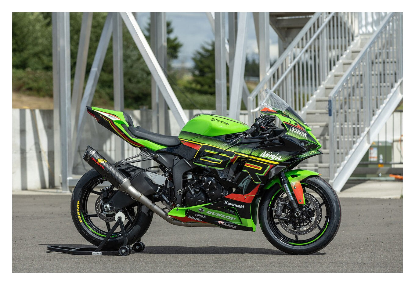 Parabrisas alto Zero Gravity Graves Spec Race para Kawasaki Ninja ZX-6R ZX636 2024-2026