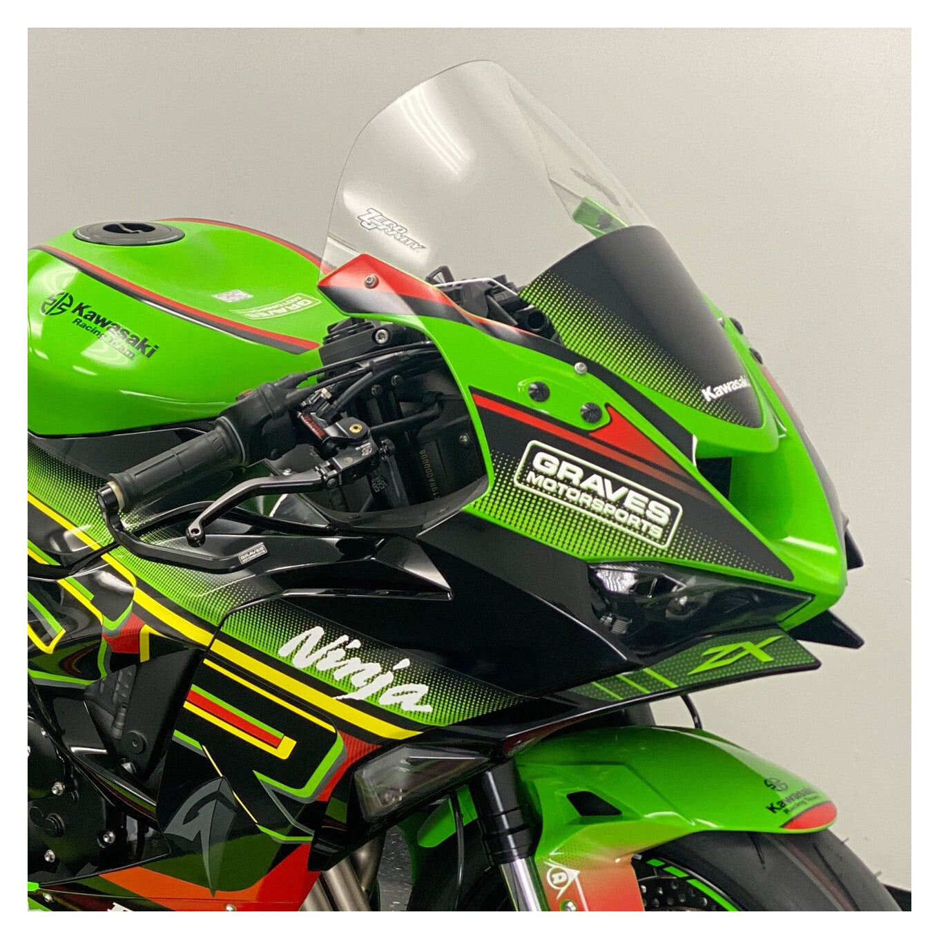 Parabrisas alto Zero Gravity Graves Spec Race para Kawasaki Ninja ZX-6R ZX636 2024-2026